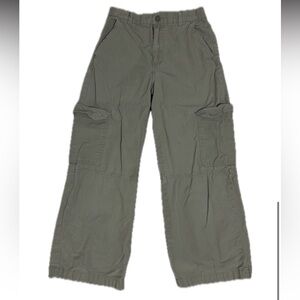 H&M Kids Cargo Pants Olive Green Size 10
